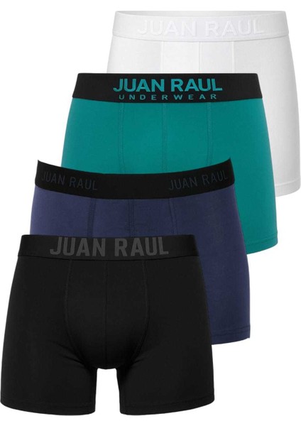 Erkek Çok Renkli Pamuklu Boxer Seti – Esnek, Nefes Alan Cilt Dostu 4'lü Boxer 2603123