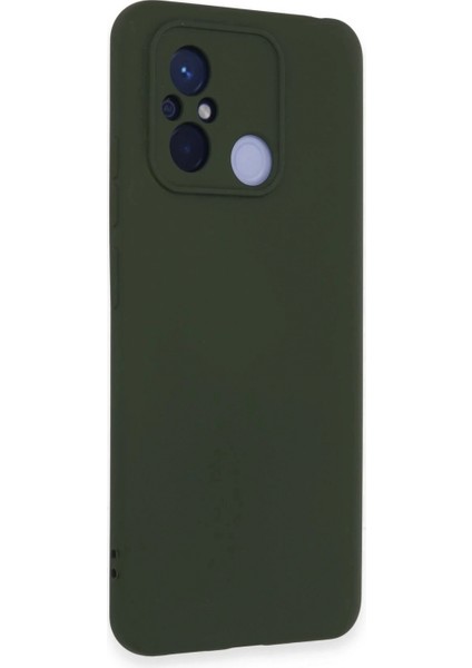 Xiaomi Redmi 12C Kılıf Nano Içi Kadife Silikon - Koyu Yeşil fiyatları