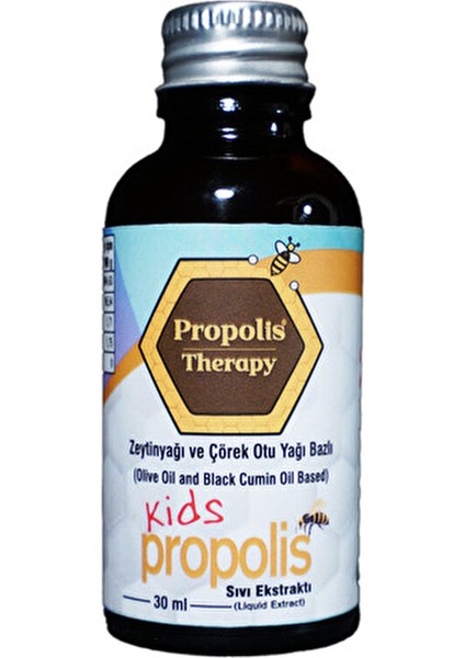 Kids Propolis Ekstraktı Zeytinyağı ve Çörek Otu Yağı ile 30 ml Yüksek Kalite modelleri