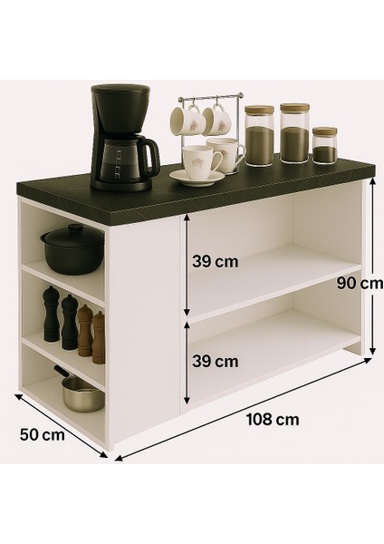 Kahve Köşesi, Ardiye ve Mutfak Dolabı – Geniş Raflı Çok Amaçlı Tasarım Kiler Çok Amaçlı Dolap modelleri