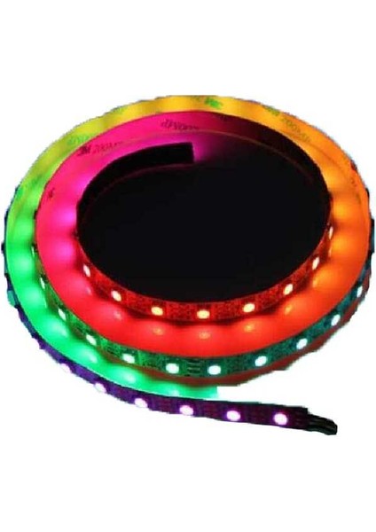 WS2812B Adreslenebilir Rgb Şerit LED - 144 LED - IP30 - (5m - 720 Led)
