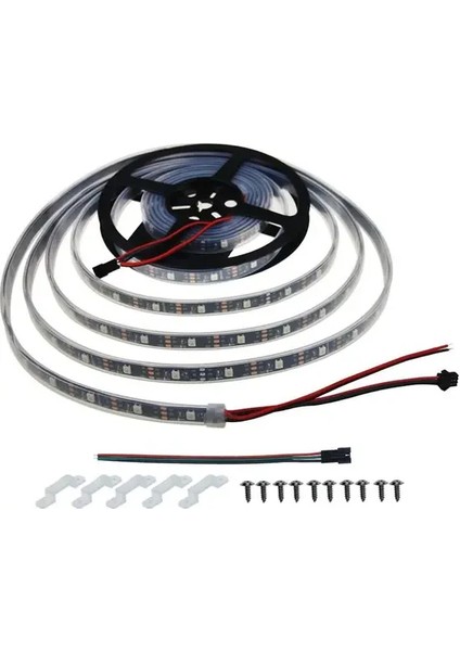 WS2812B Adreslenebilir Rgb Şerit LED - 144 LED - IP30 - (5m - 720 Led) modelleri