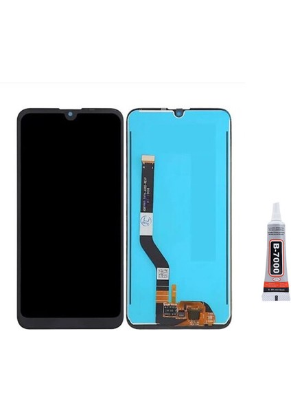 Huawei Y7 Pro 2019 Uyumlu Ekran LCD Dokunmatik B7000 15ML Yapıştırıcı ile Beraber Yc