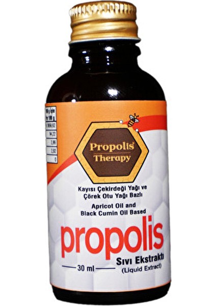 Kayısı Çekirdeği ve Çörek Otu Yağı Bazlı Propolis Ekstraktı 30 ml Helal Ürün modelleri