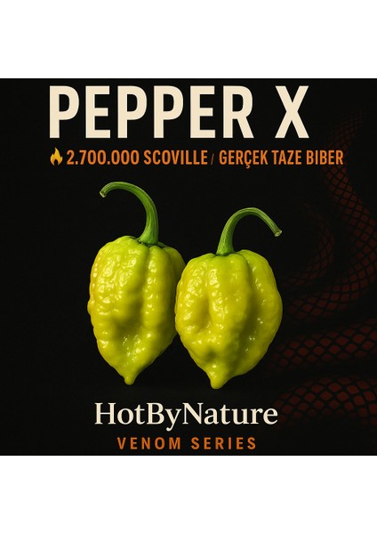 Pepper x / 2,69 Milyon Scoville - Gerçek Taze Acı Biber