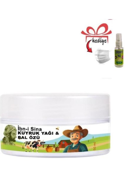 Ibni Sina Rahatlatıcı Kuyruk Yağı&bal Özü Bakım Masaj Kremi 50 Ml+Çörek Otu Yağ ile