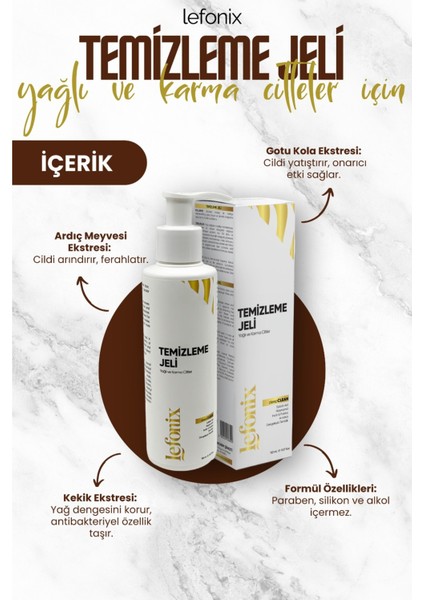 Yağlı ve Karma Ciltler Için Temizleme Jeli 150 ml fiyatları