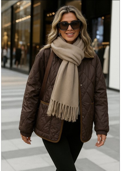 Kadın Yumuşak Dokulu Soft Atkı Omuz Şalı