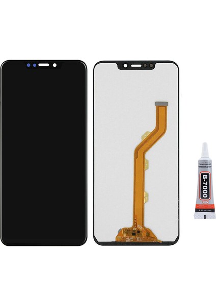 Infinix Hot 6x Ekran LCD Dokunmatik B7000 15ML Yapıştırıcı ile Beraber Yc