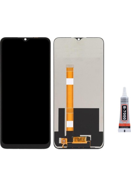 Oppo A15 Uyumlu Ekran LCD Dokunmatik B7000 15ML Yapıştırıcı ile Beraber Yc
