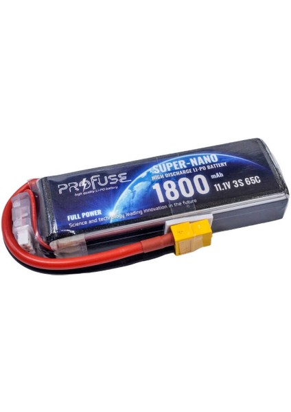 11.1 V 3s Lipo Pil-Batarya 1800 Mah 65C fiyatları