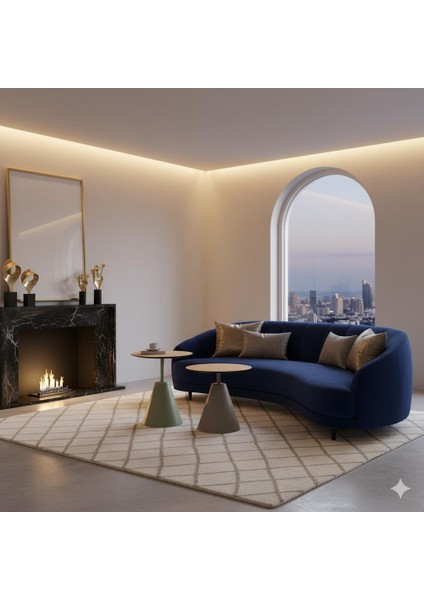 Üçlü Mantar Zigon Sehpa Seti NO:553 | Rehome Renkli Yuvarlak Mdf Modern Sehpa Takımı indirimleri