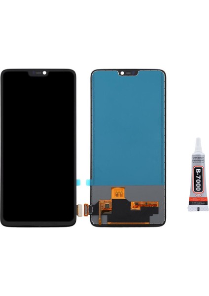 Oneplus 6 Ekran LCD Dokunmatik B7000 15ML Yapıştırıcı ile Beraber Yc