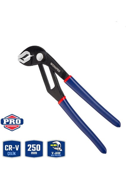 WP231087 250MM Cr-V Profesyonel Ayarlı Düğmeli Fort Pense