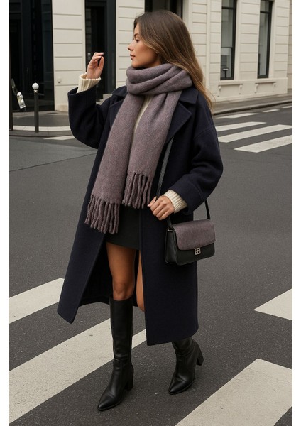 Kadın Yumuşak Dokulu Soft Atkı Omuz Şalı