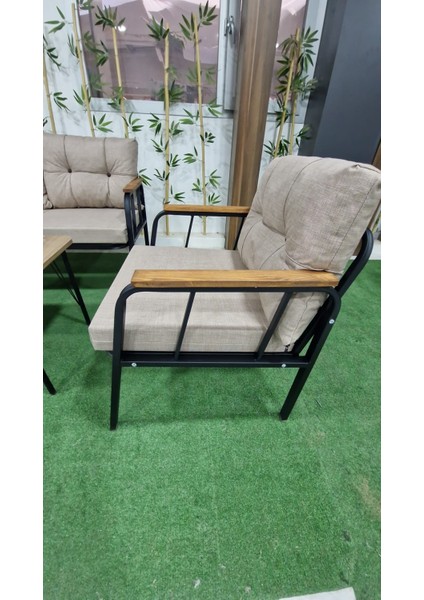 Erciyes Model 2+1+1+Çapraz Masa Takımı / Bahçe, Balkon Mobilyası /balkon Seti indirimleri