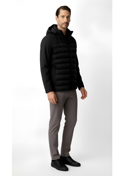 Erkek Siyah Mont modelleri
