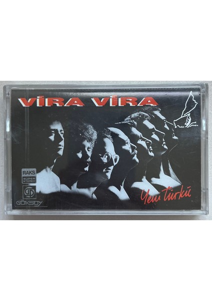 Yeni Türkü Vira Vira Kaset (Jelatinli Sıfır Orijinal Dönem Baskı Kaset)