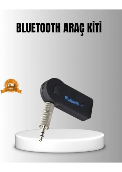 Bluetooth Aux Araç Kiti Eller Serbest Müzik Çalar Dahili Mikrofonlu