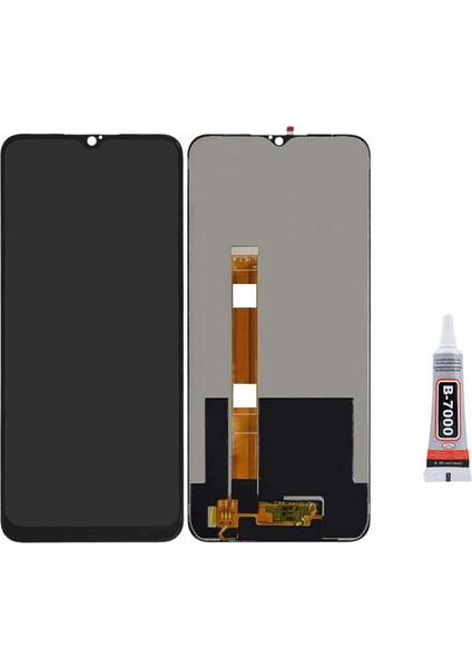 Oppo Realme C3i Uyumlu Ekran LCD Dokunmatik B7000 15ML Yapıştırıcı ile Beraber Yc