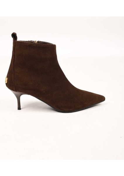 Bağcıksız Fermuarlı Neolit Taban Hakiki Deri Ince Topuklu Bot 337-2308 Kadın Bot indirimleri