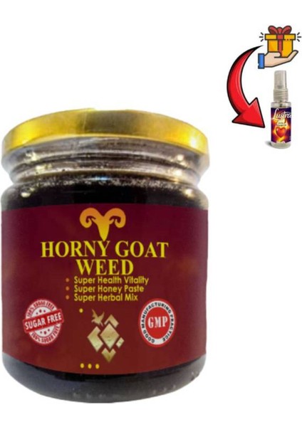 Horny Goat Weed Erkeklere Özel Bölge Destekleyici 240 gr x 1 Ad+Lustra Masaj Yağı