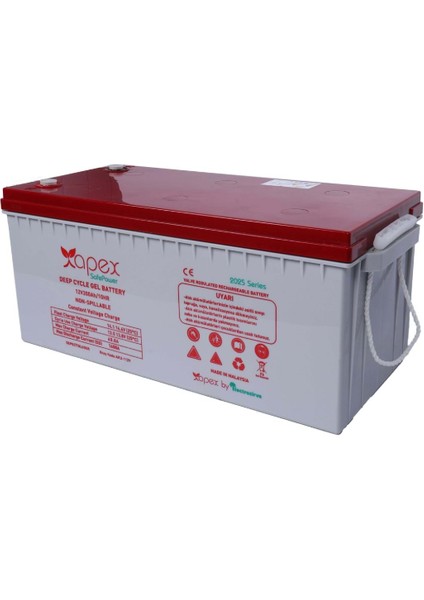 12V 200AH Deep Cycle Jel Akü modelleri