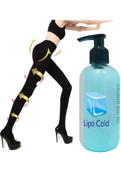 Süper Lipo Cold Selülite Fazla Yağlara 250 ml + (L-Xl) Mikro Kapsüllü Şekillendirici Tayt