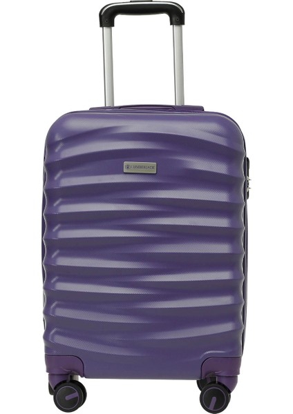 Newyork -K Abs 5pr Mor Unisex Küçük Boy Valiz