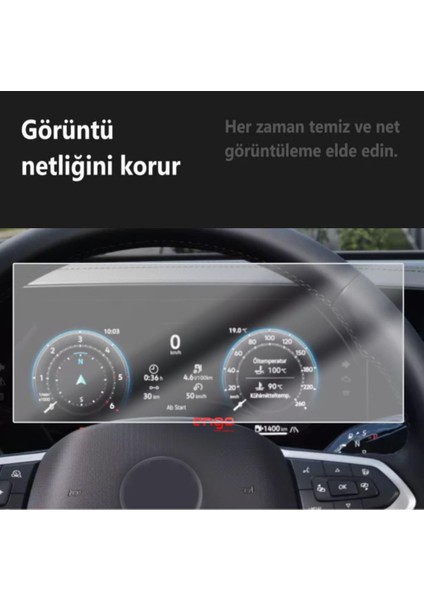 Volkswagen Passat 10.25 Inç Mat Ekran Koruyucu Gösterge modelleri
