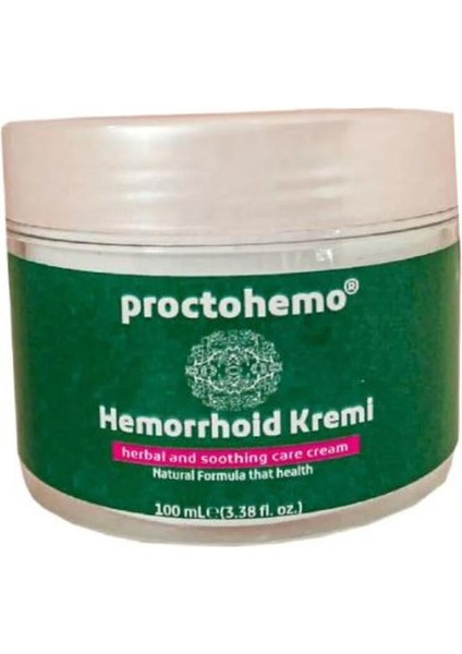 Proctohemo Etkili Rahatlatıcı Masaj Bakım Kremi 100 ml