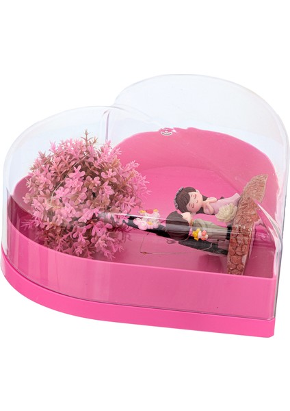 Kalpli Hediye Kutusu Şeffaf Kapaklı (Duvara Asılabilir) fırsatları