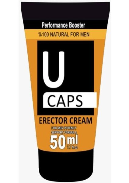 U Caps Cream Erkeklere Kaldırma ve Sertleştirme Kremi 50 ml