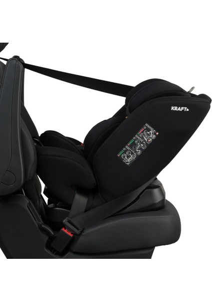 Turbo I-Size 40-150 cm (0-36 Kg) Oto Koltuğu Siyah