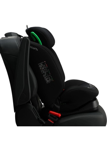 Turbo I-Size 40-150 cm (0-36 Kg) Oto Koltuğu Siyah