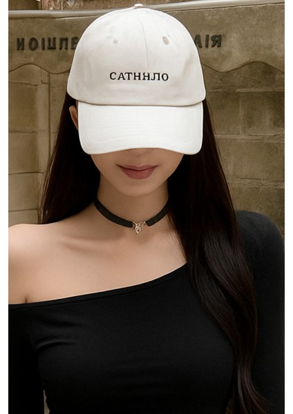 Beyaz Kadın Düşük Omuz Kayık Yaka Dar/slim Uzun Kollu T-Shirt