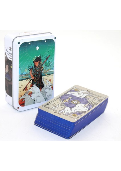 Metal Kutulu Tarot Kartı White Numen