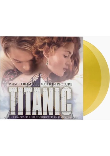 Titanic Soundtrack (Limited Numbered Edition - Yellow Vinyl) (Sarı Renkli) 3013 Numaralı Double Lp Plak