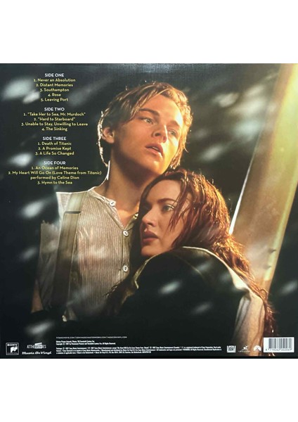 Titanic Soundtrack (Limited Numbered Edition - Yellow Vinyl) (Sarı Renkli) 3013 Numaralı Double Lp Plak fiyatları