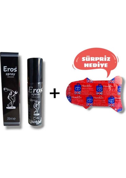 Eros 20 ml Gecìktìrìcì Dikleştirici Spray Hediye