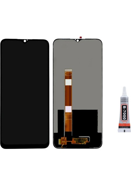 Oppo Realme C3 Uyumlu Ekran LCD Dokunmatik B7000 15ML Yapıştırıcı ile Beraber Yc