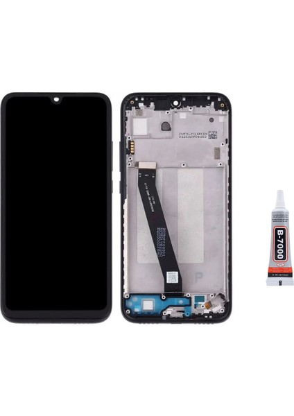 Xiaomi Redmi 7 Çıtalı Ekran LCD Dokunmatik B7000 15ML Yapıştırıcı ile Beraber Yc