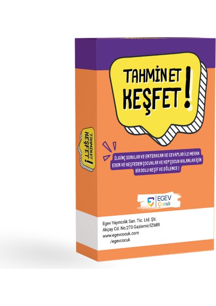 Tahmin Et Keşfet! Kutu Oyunu fiyatları