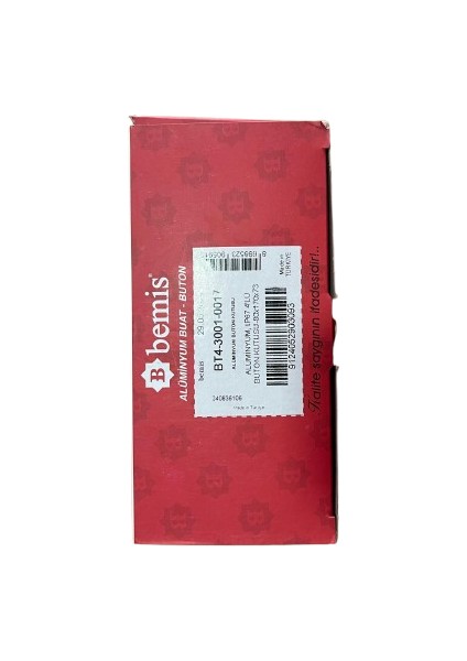 BT4-3001-0017 4’lü Alüminyum Buton Kutusu 80X170X73 fiyatları