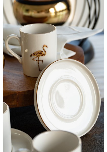 Flamingo 12 Parça 6 Kişilik Porselen Kahve Fincan Takımı indirimleri