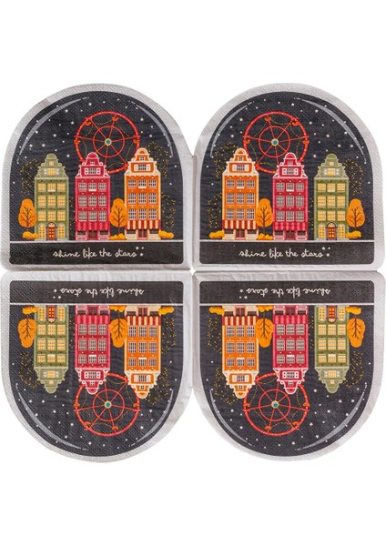 Lcw Home Karışık Desenli Kağıt Peçete 20'li modelleri