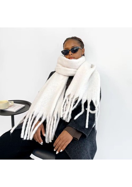 Kadın Yumuşak Dokulu Soft Atkı Omuz Şalı