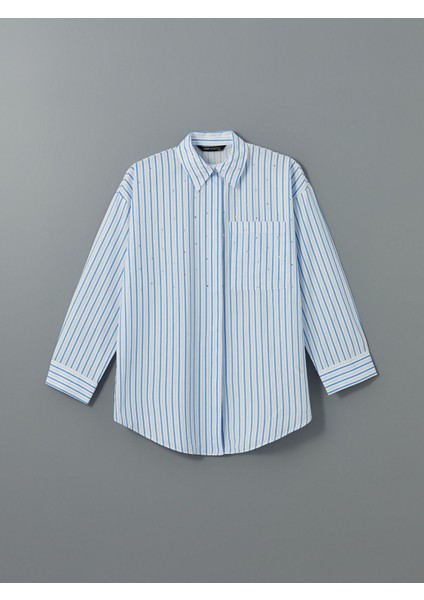 Yeni Sezon Taşlı Oversize Kadın Gömlek Tunik indirimleri