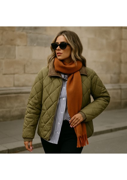 Kadın Yumuşak Dokulu Soft Atkı Omuz Şalı