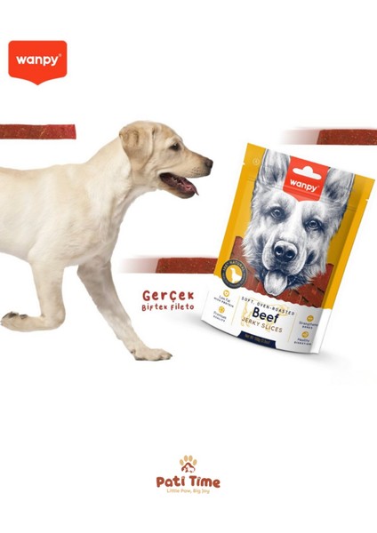 2li Set - Dana Biftek Dilimleri ve Ödül Bisküvisi Tavuk Sargılı Köpek Ödül Maması Köpek Ödülü 100 gr fırsatları